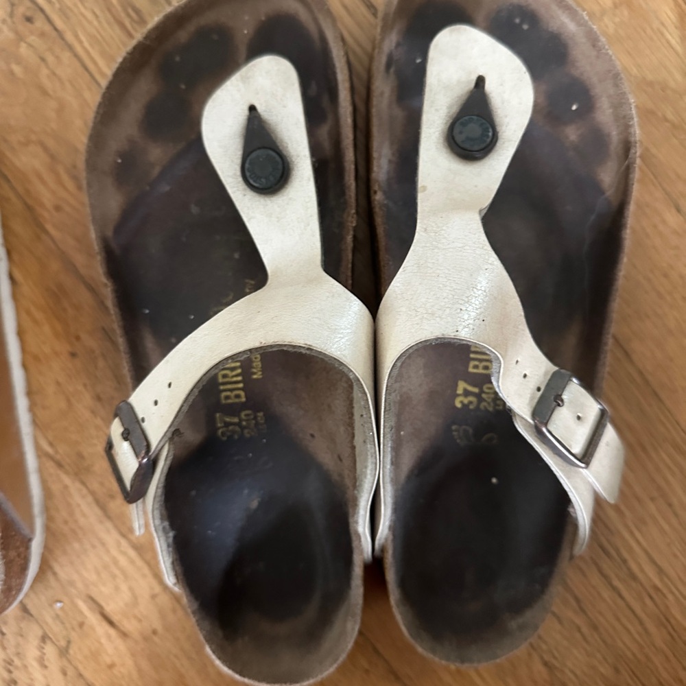 Birkenstock White Sandals